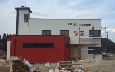 Feuerwehrhausneubau – Fortschritt August 2018