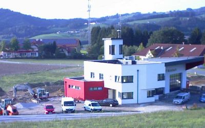 Feuerwehrhausneubau – Fortschritt September 2018