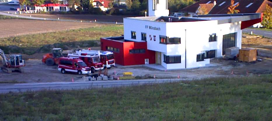 Feuerwehrhausneubau – Fortschritt Oktober 2018